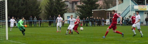 FK Jaroměř - TJ Dvůr Králové nad Labem 10.4.2016, foto: Václav Mlejnek